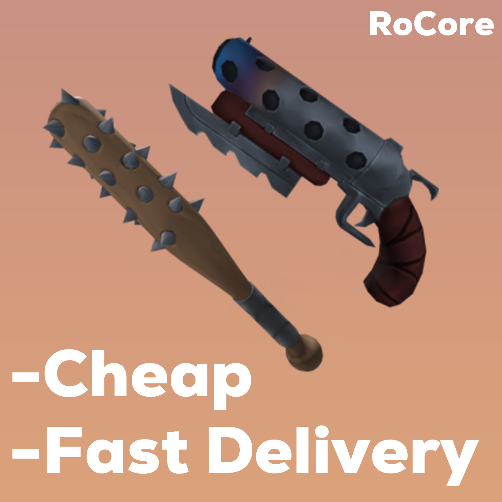 Murder Mystery 2 (MM2) Bat Set - Bat & Makeshift
