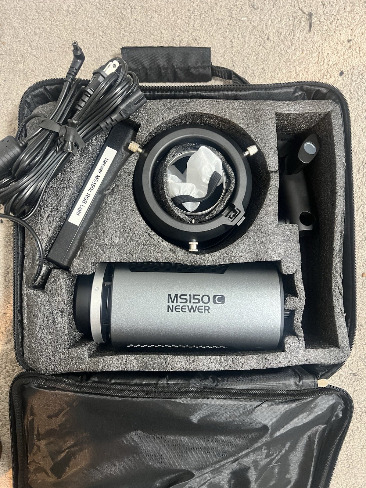 NEEWER MS150C 150W RGBWW Full Color LED Video Light 2700K-6500K Continuous Light