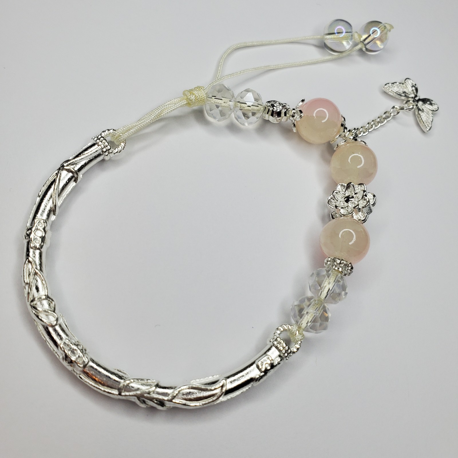 Hand crafted artisan unique gemstone bracelet