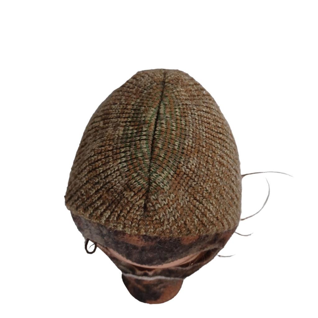 Camo Hunting Ski Face Mask Knit & Fleece Nose Coverage Hat