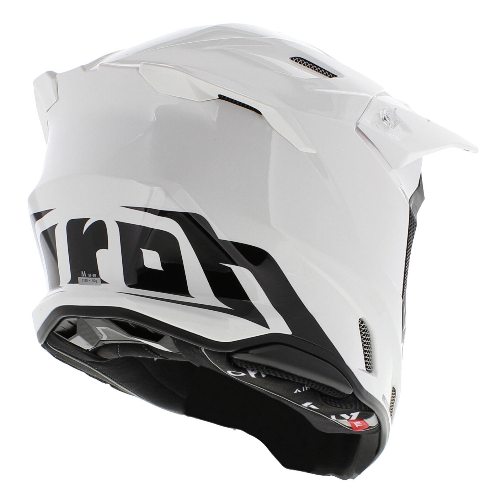 Airoh Twist 3.0 Mono Solid Gloss White, All Sizes Offroad MX Helmet Fast Ship!