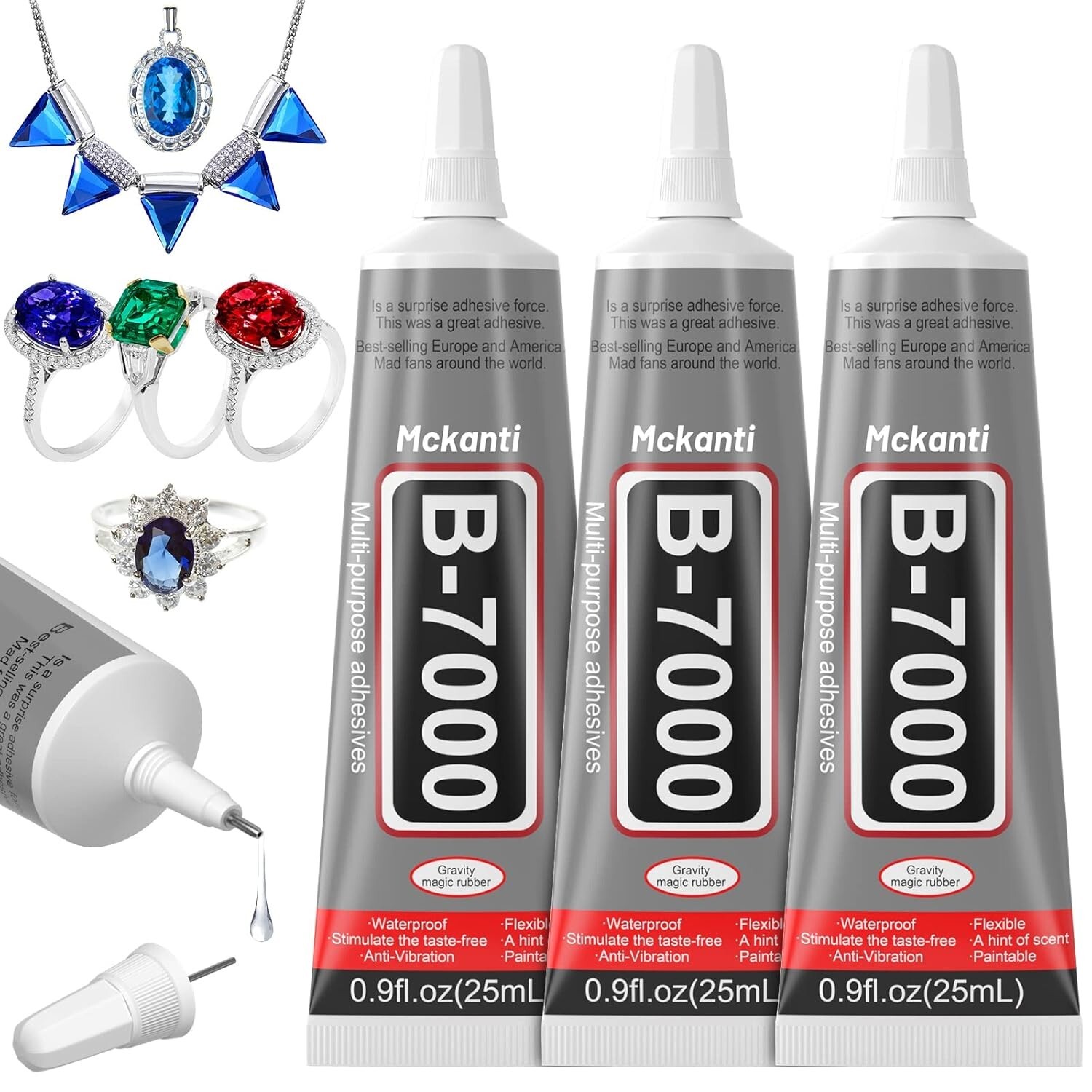 Super Pegamento Adhesivo Pega Multifuncion Para Plastico Metal Madera Etc 3 PACK