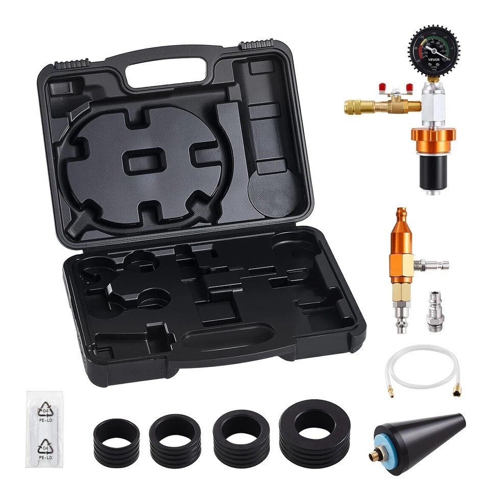 Radiator Vacuum Refill Kit Universal Car Cooling System Vacuum & Fill Kit