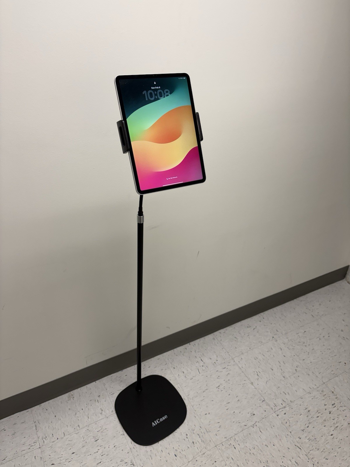Tablet Floor Stand Gooseneck Phone Holder Mount Universal for iPad/Tablet/iPhone