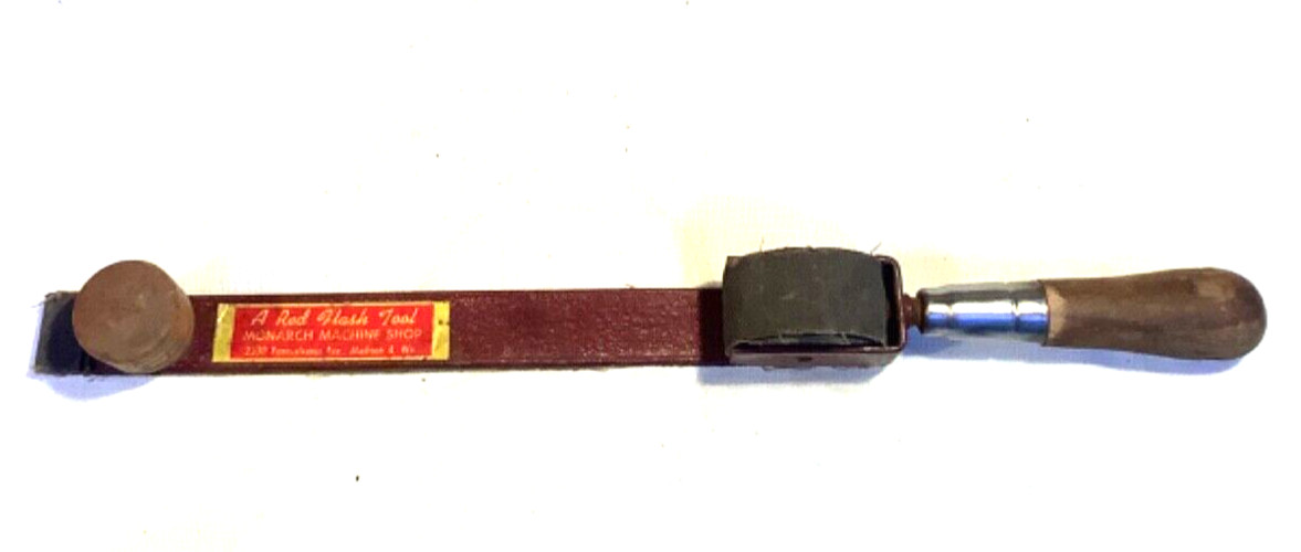 Vintage Monarch Mach. co. Red Flash Inline sander