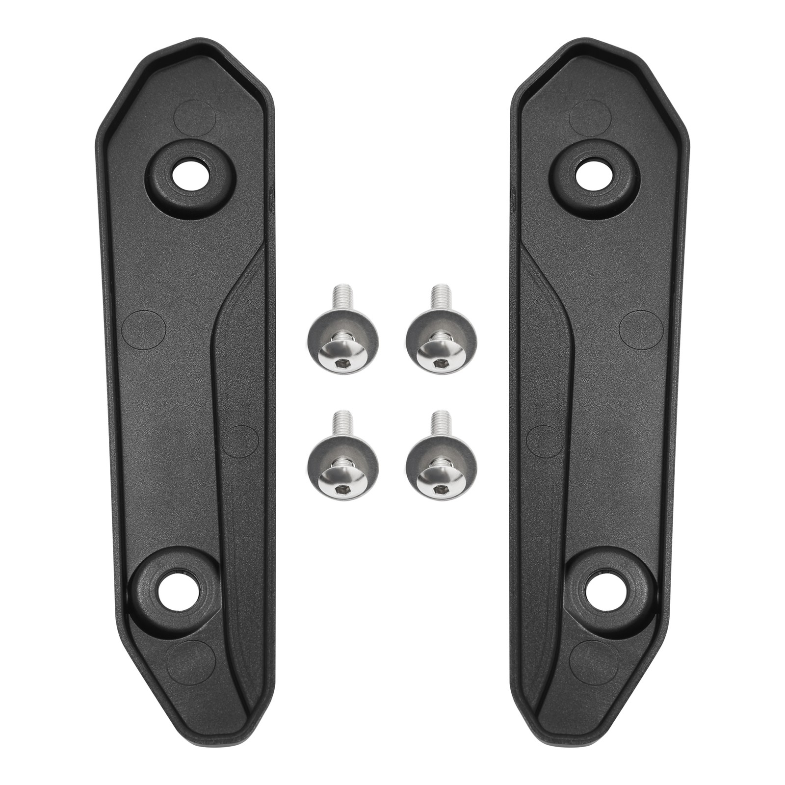 Black Split Windscreen Windshield Side Trim Fit For Harley CVO Road Glide 23-25