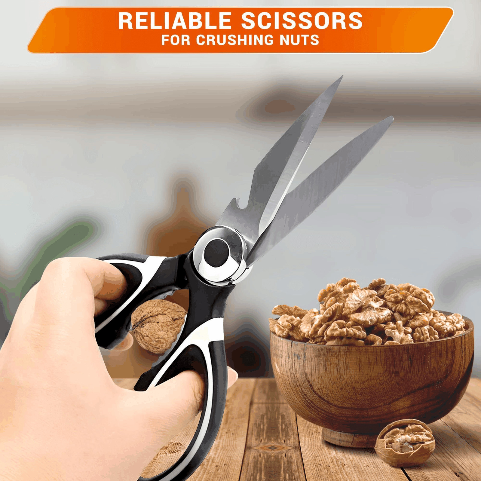 Kitchen Scissors All Purpose Heavy Duty – Multifunctional Kitchen Shears for