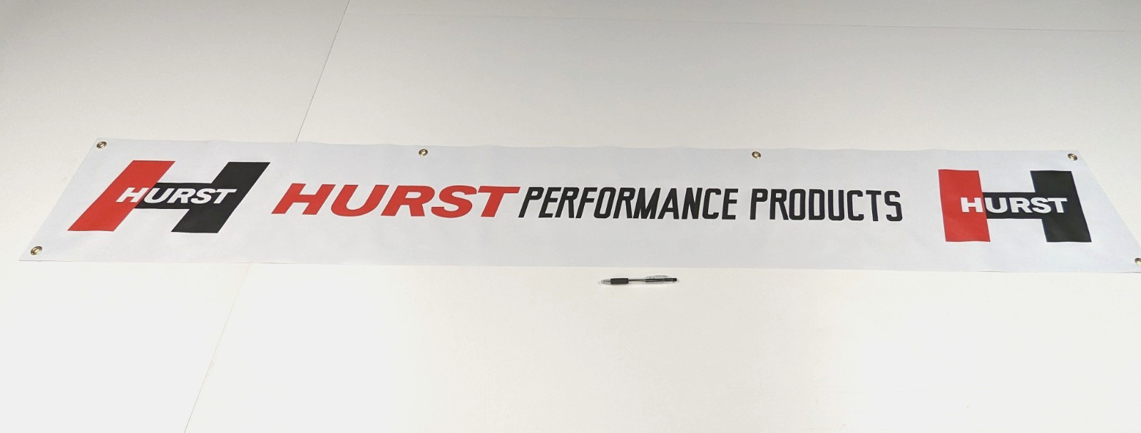 HURST Shift WARNING Vintage Style Dealer Promo Banner Sign Pennant