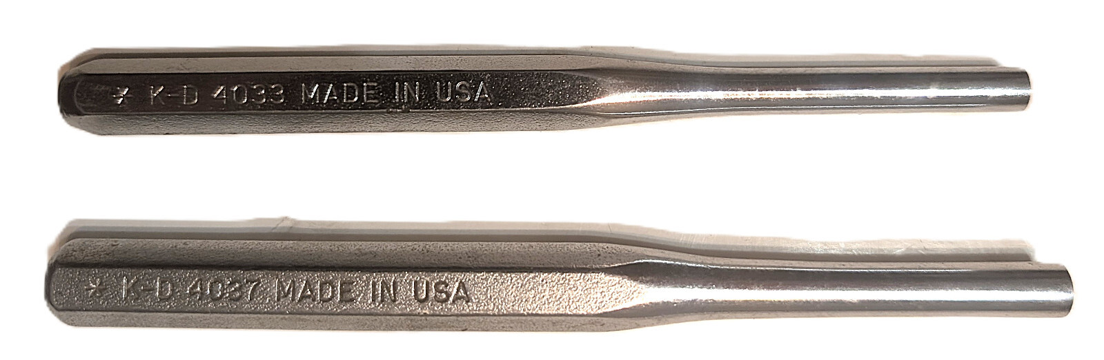 Craftsman & K-D Alignment Set - Pin Punches, Center Punches and Chisel