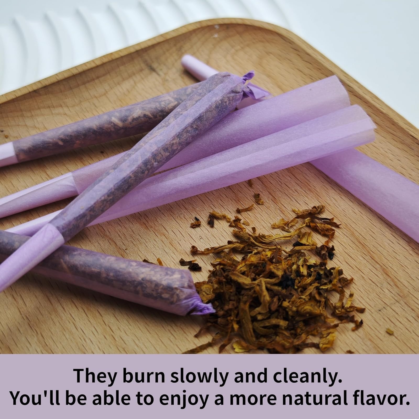usixdaxla Purple Pre Rolled Cones - 100 Pack King Size Rolling Papers