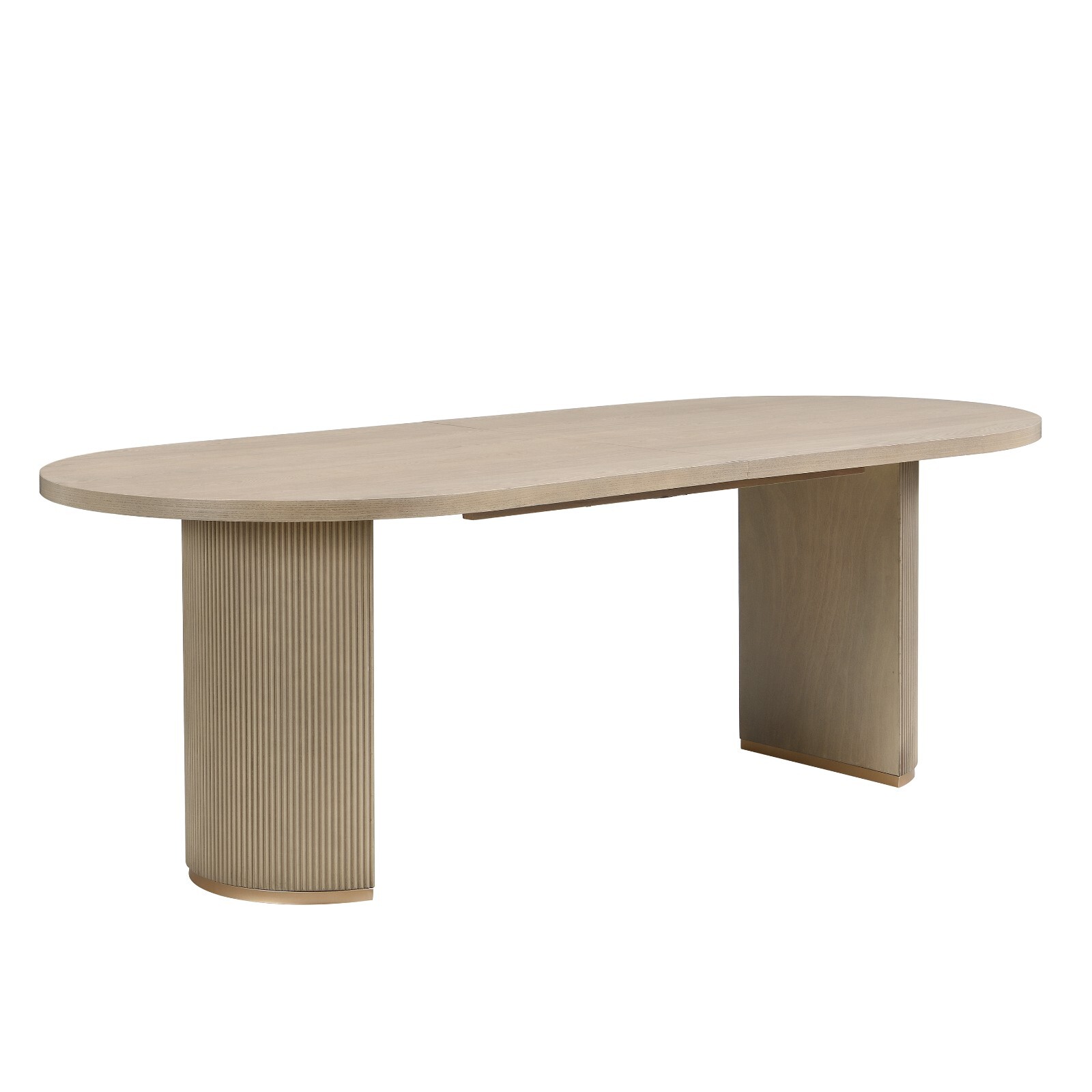 Modern Rustic Oval Dining Table for 6 – 88" Wood Table with Double Pedestal Base