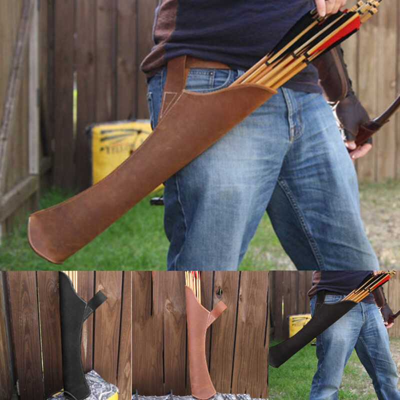 Retro Medieval Vintage Waist Archery Arrow Holder Hunting Quiver Outdoor Props