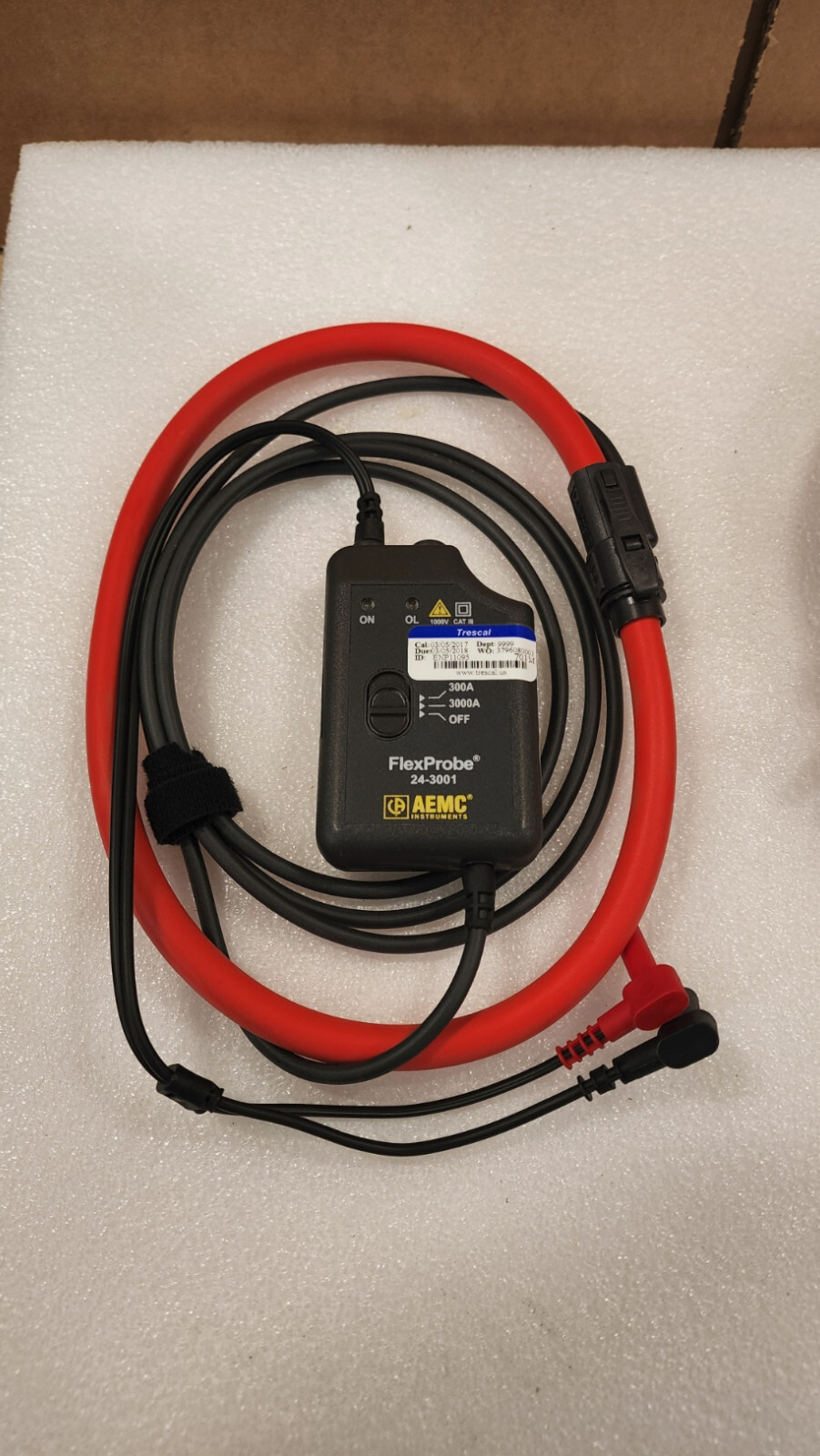 AEMC 24-3001 Current Probe 3000 Amp Guaranteed Good! Unit #1