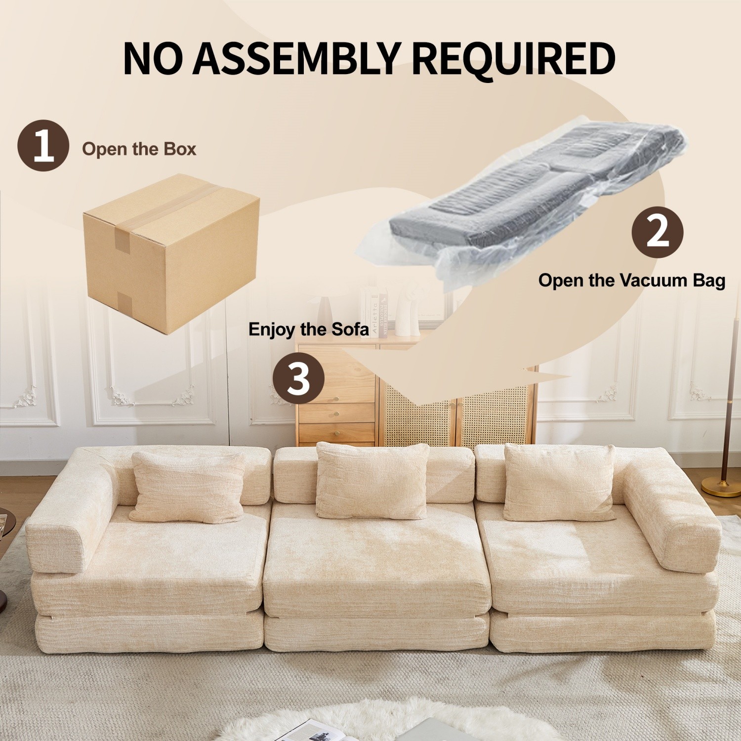 Compression Sofa Convertible Sleeper Sofa Bed Floor Single Sofa Folding Sofa Bed