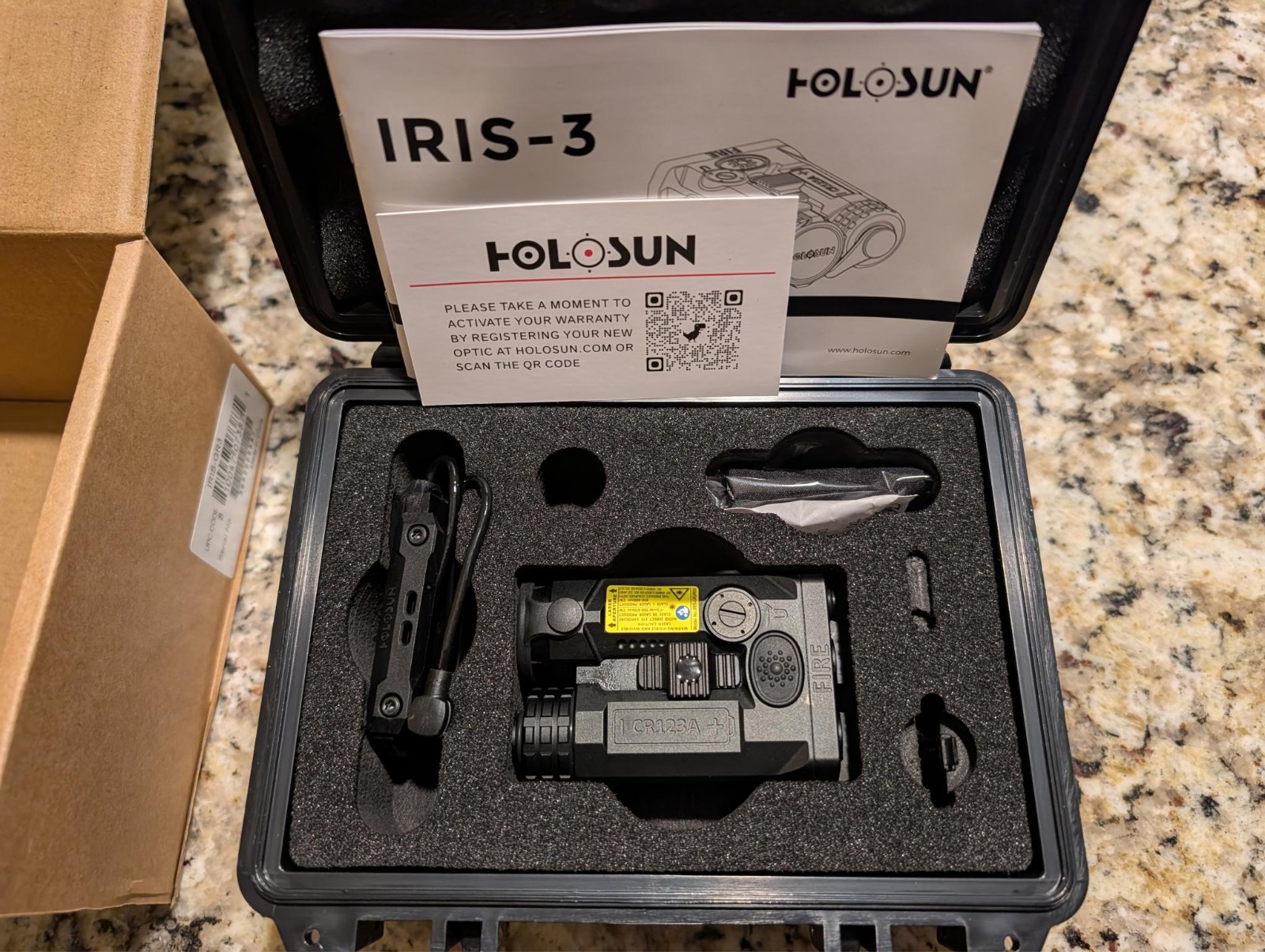 Holosun IRIS 3 - GR3 Green Laser Aiming Module with Visible/IR Laser/Illuminator