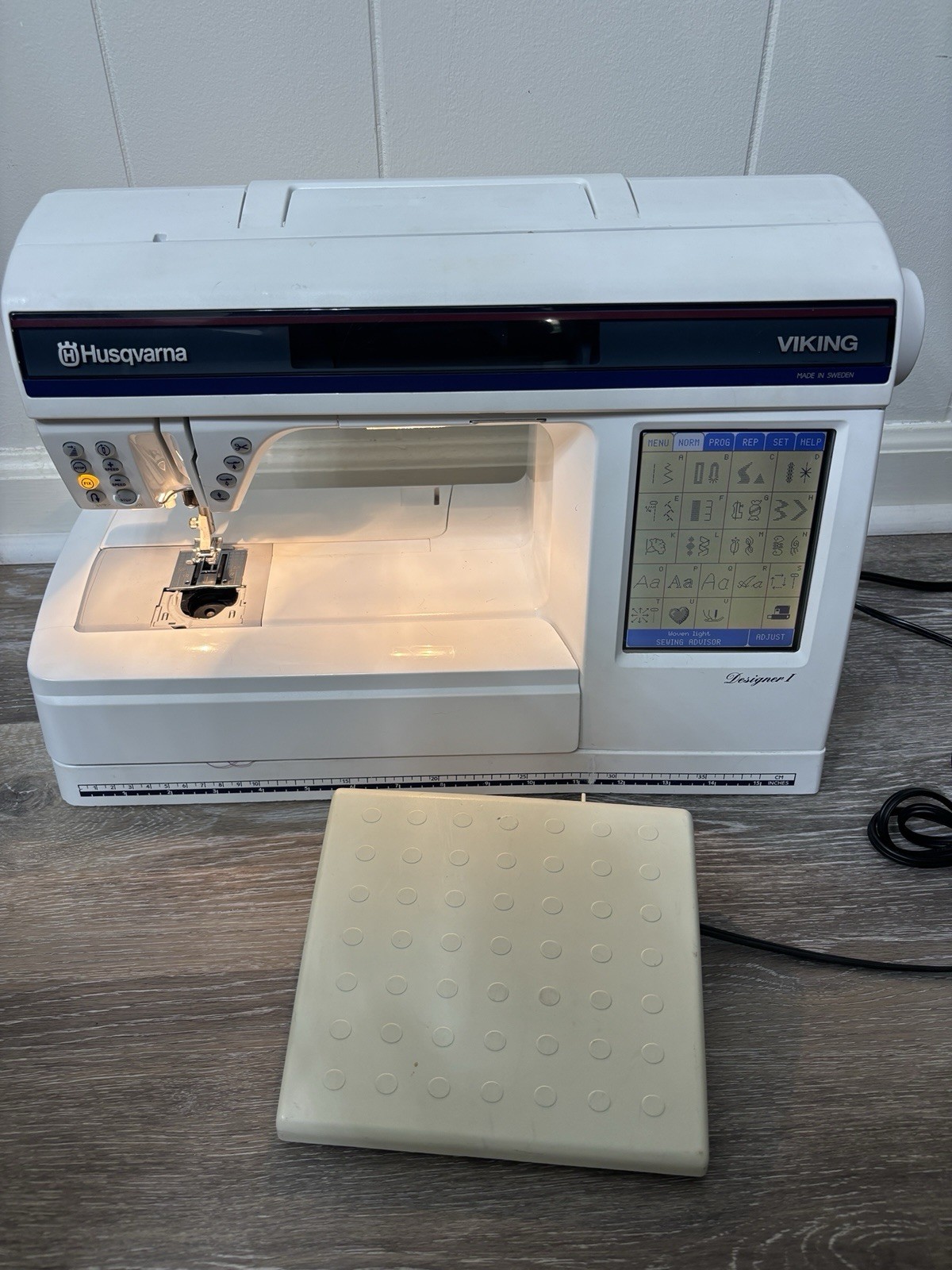 # 2 - Vintage Husqvarna Viking Designer 1 Sewing/Embroidery Machine Sweden