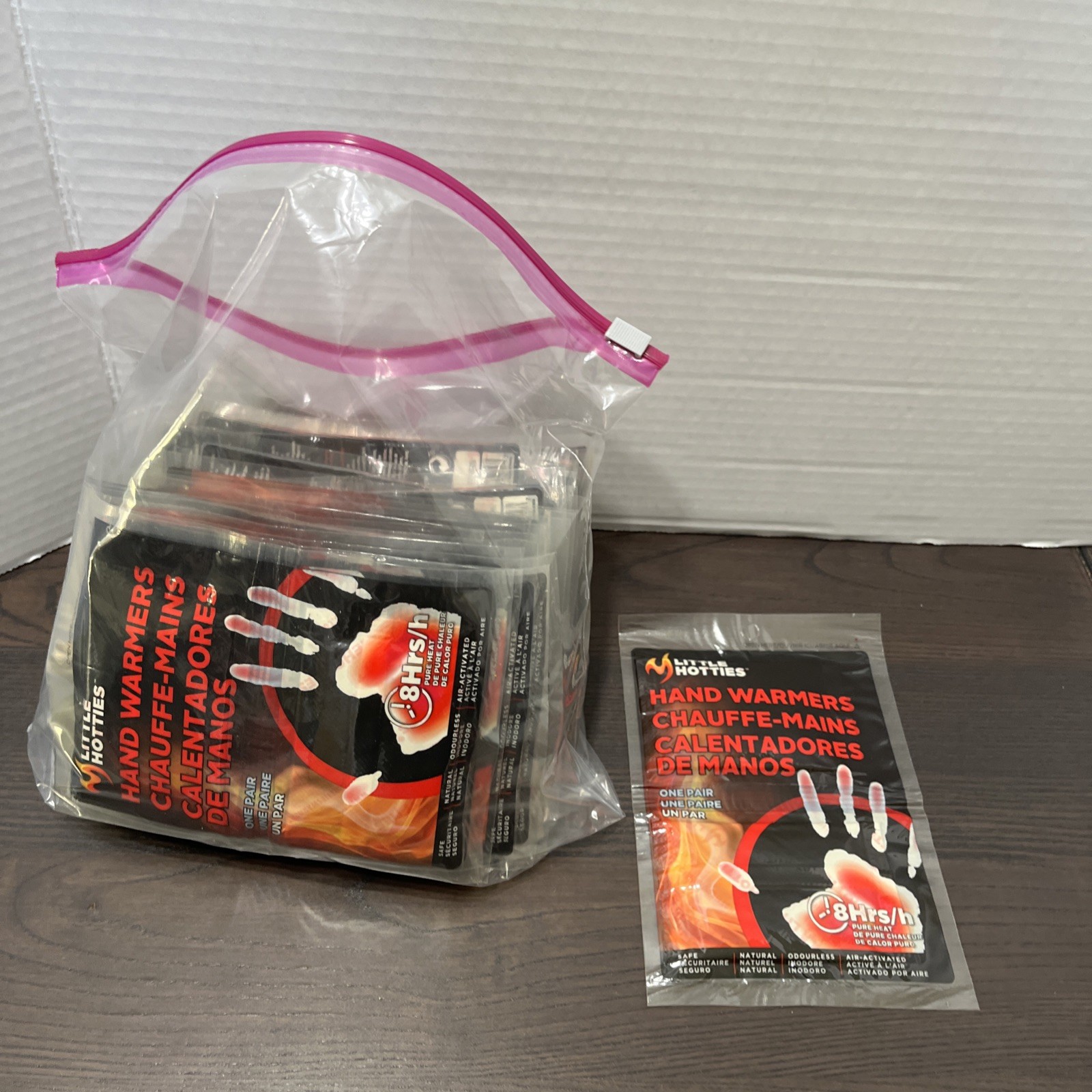 23 Pairs Little Hotties Hand Warmers - 8 Hours Pure Heat - New & Sealed