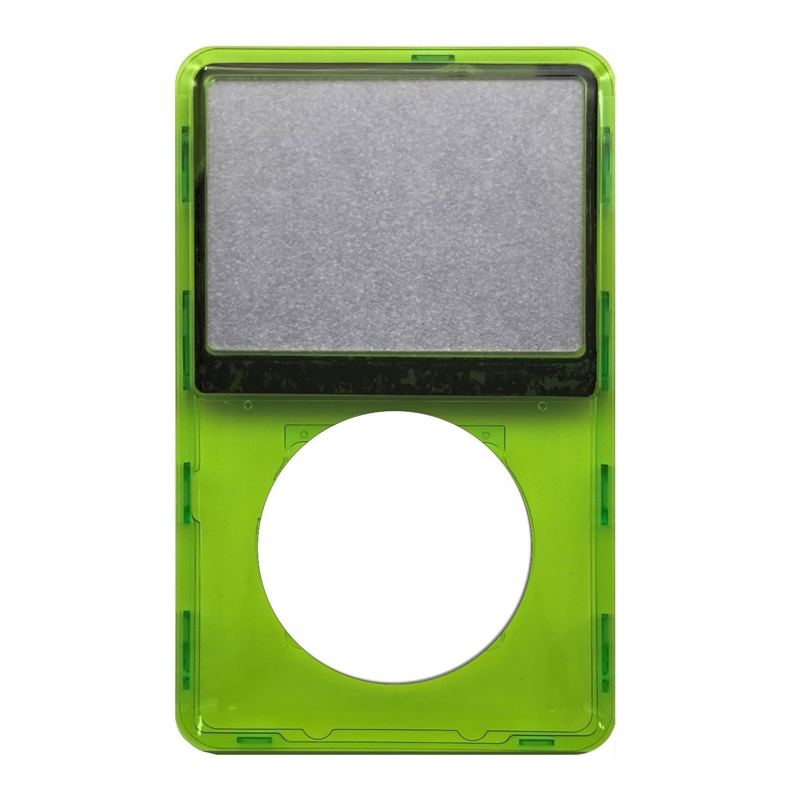 iPod Classic Clear Green Front Faceplate Housing 80GB 120GB 160GB 6th 7th Gen