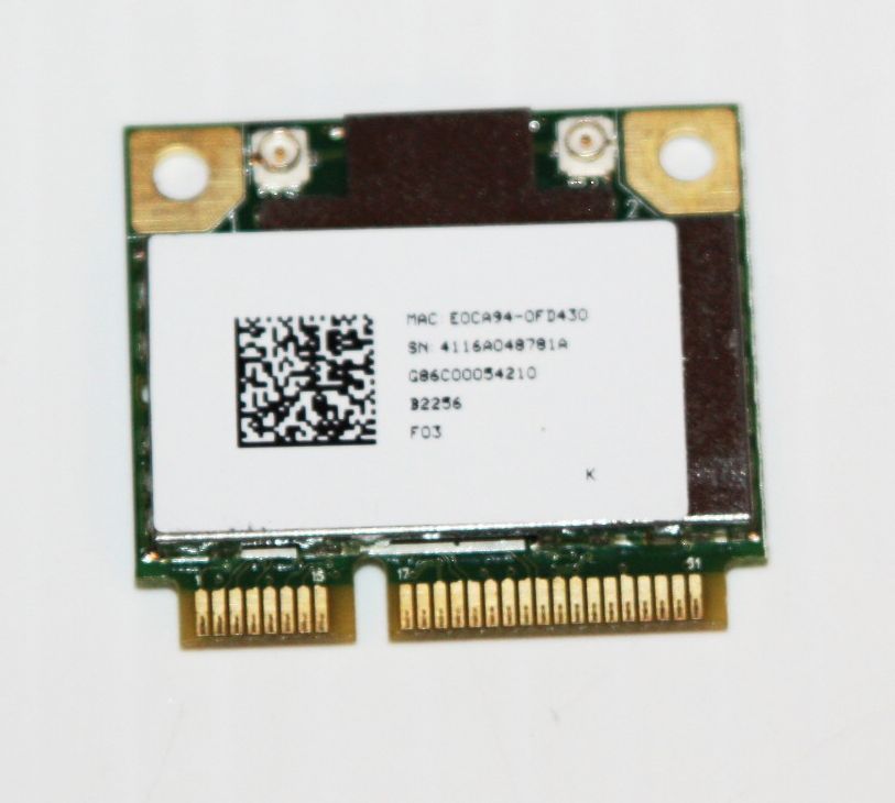 Internal Wireless Card PA3839U V000212410 - Toshiba Satellite C655 C655D Laptop