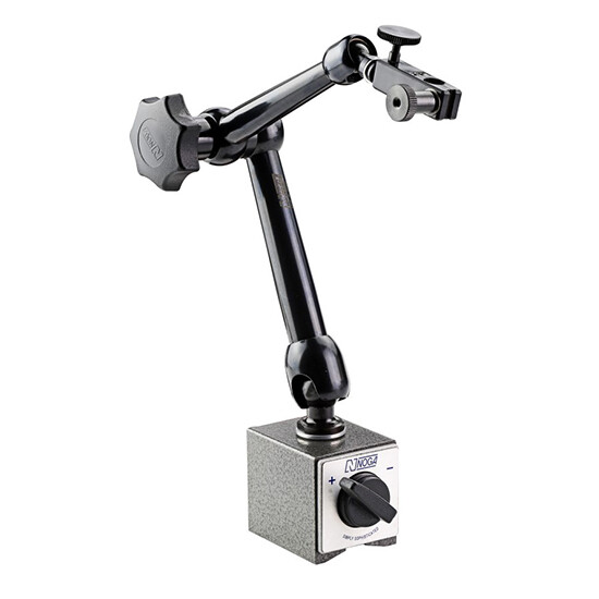 Noga MG1033 Magnetic Base 176 lb. Holding Power 7.5" Arm Dial & Test Indicator