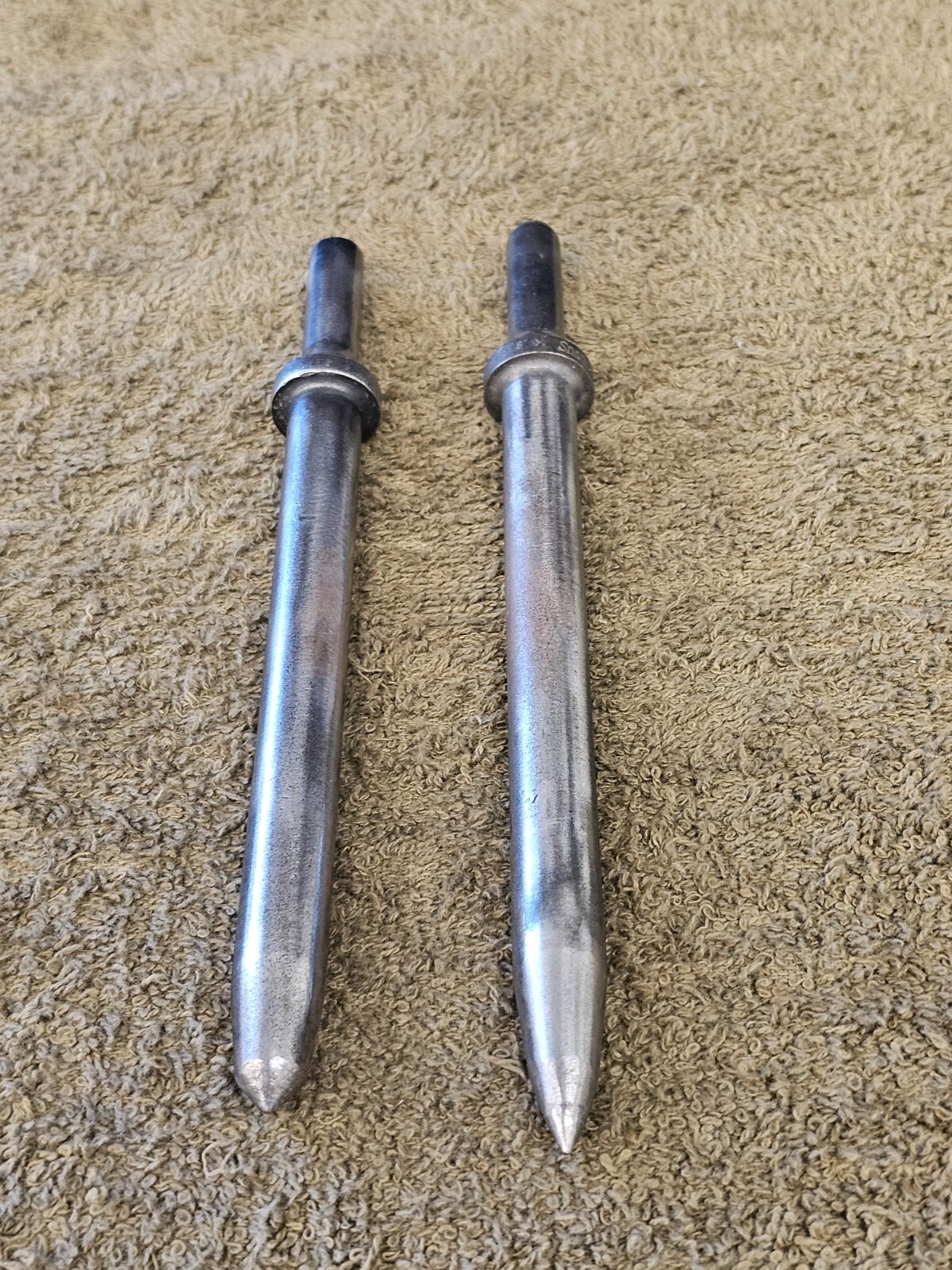 2 Snap On Air Hammer Chisel Punch Bit Set PH59 Pneumatic Gun Tool Tapered Rivet