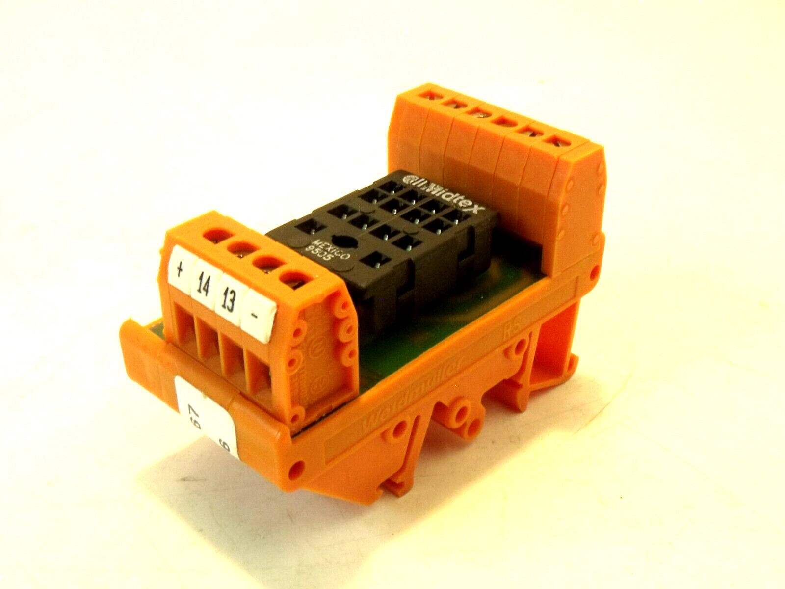 NIB Weidmuller 910358 RS 3A Relay Socket WITHOUT Diode