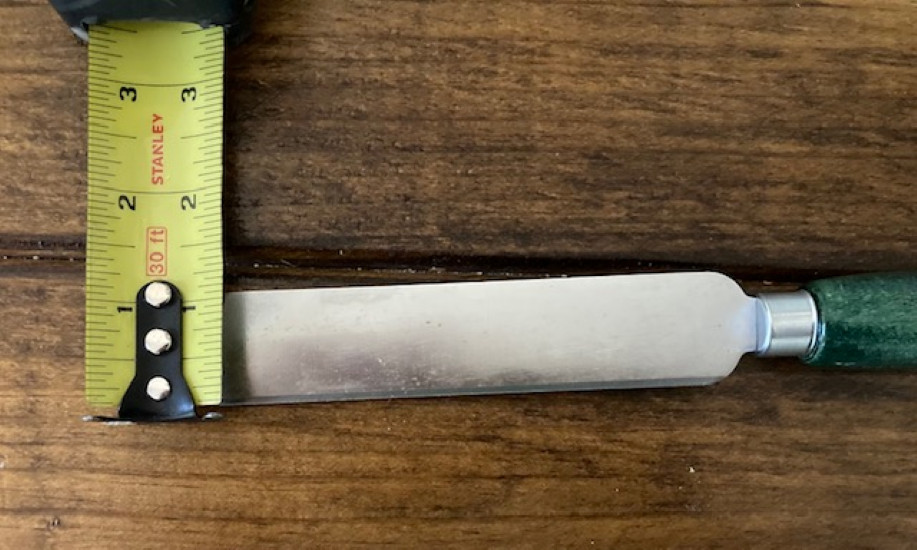 Hyde Tools 50500 Regular Square Point Knife #6, Wood Handle -New