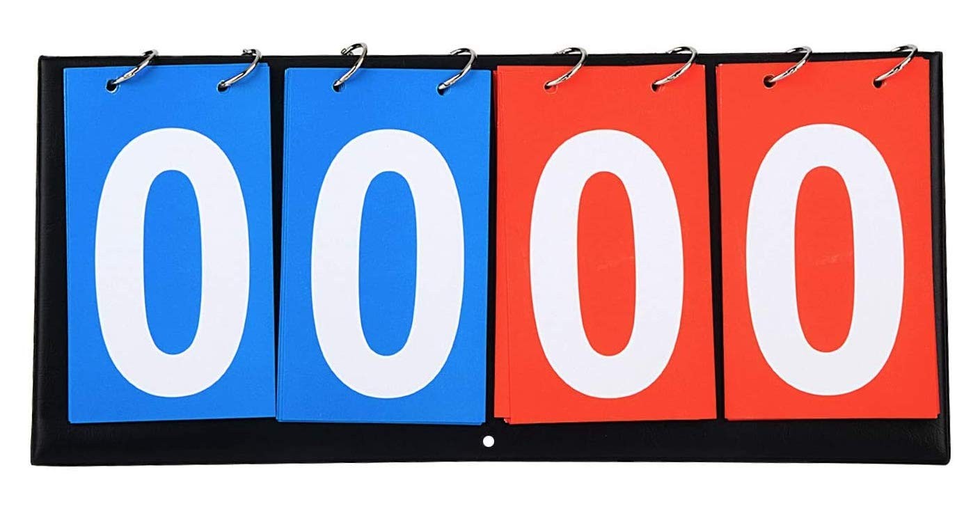4-Digital Portable Table Top Scoreboard Flipper