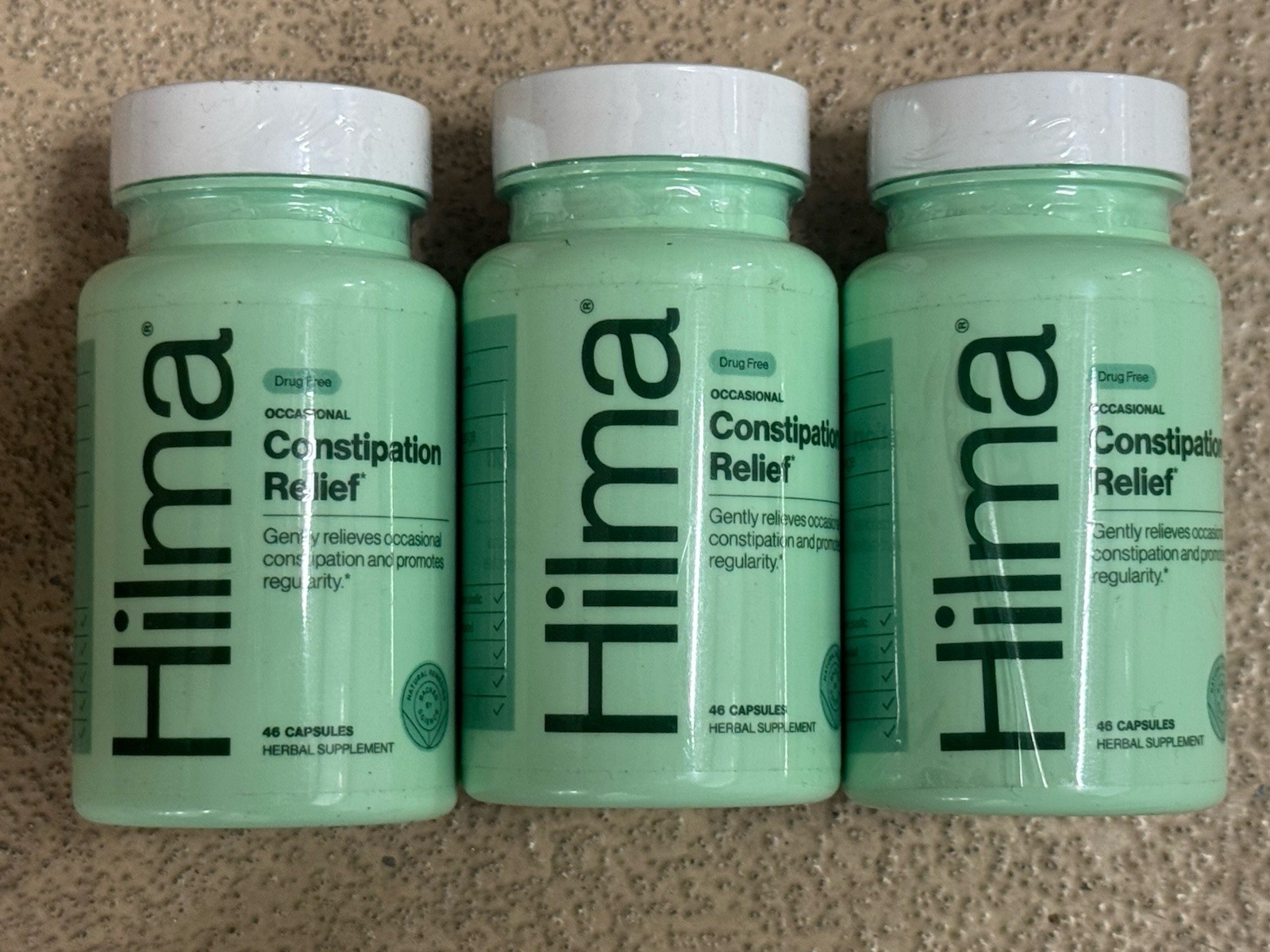 3x Gentle Bowel Movement Supplements with Magnesium Ginger Natural & Gentle 5/27