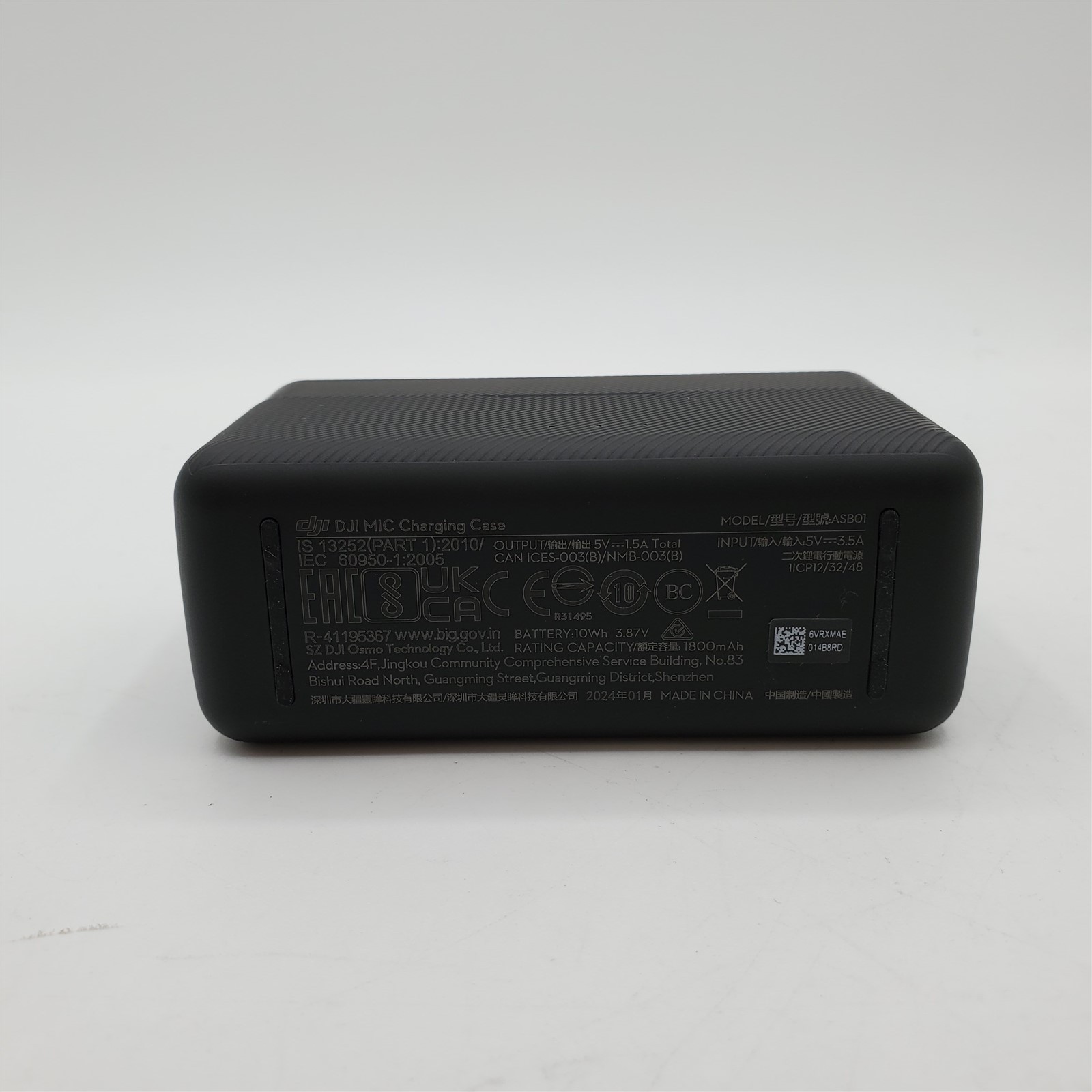 DJI Mic (Charging Case), For Wireless Lavalier Microphone Case Only