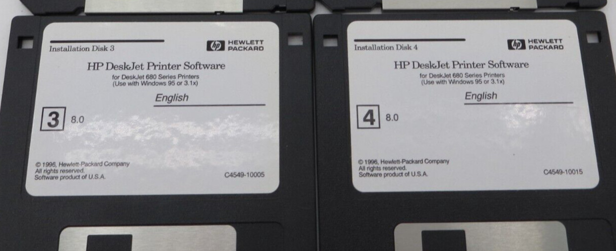 Microsoft Schedule + for Windows 95 3.5" Floppy Disks Software
