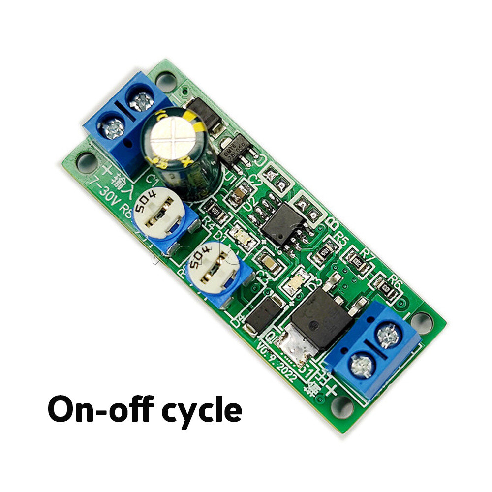 DC7-30V MOS Adjustable Cycle Timer Delay On/Off Switch Power Supply Relay Module