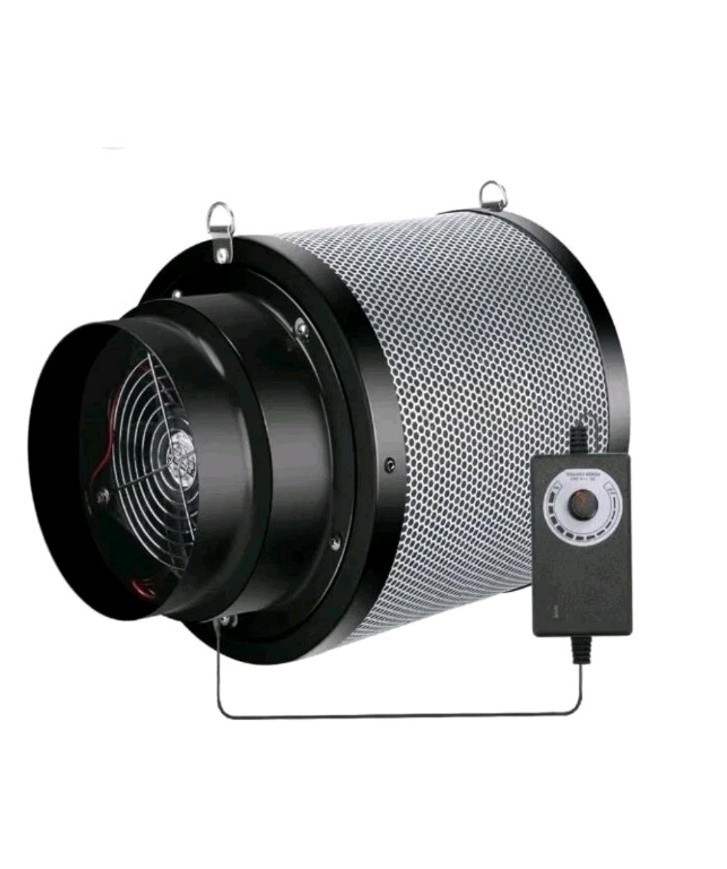 MELONFARM Air Filtration Kit 6" x 14" Tall Built-in Fan Carbon Filter