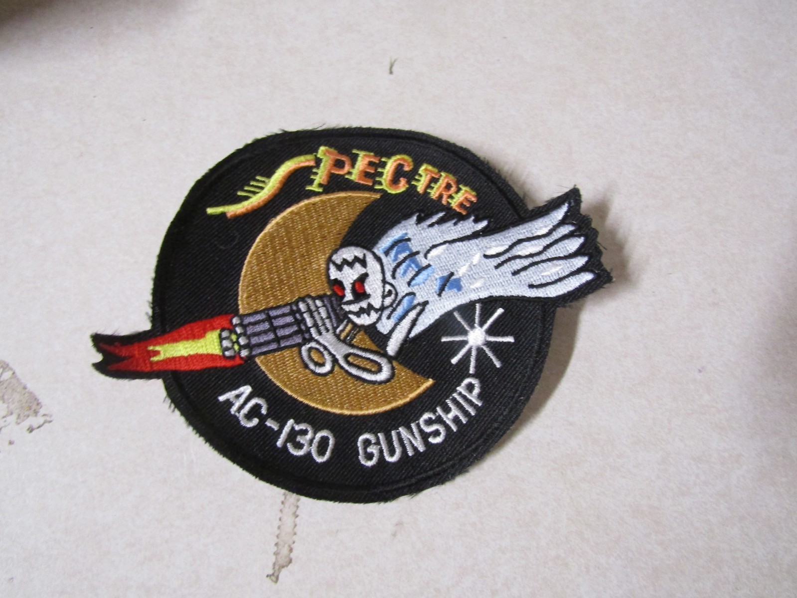 MILITARY PATCH US AIR FORCE SPECTRE AC-130 GUNSHIP SPECIAL OPERATIONS SQUADRON