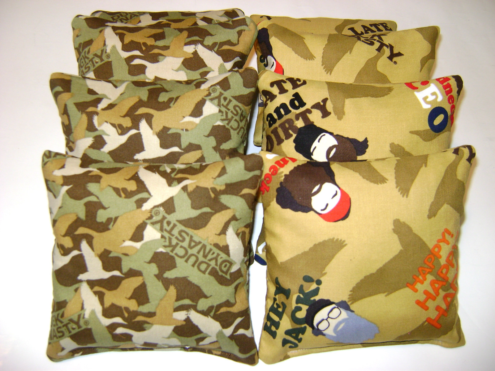 DUCK DYNASTY CORNHOLE BEAN BAGS BAGGO TAILGATE TOSS GAME **TOP QUALITY**