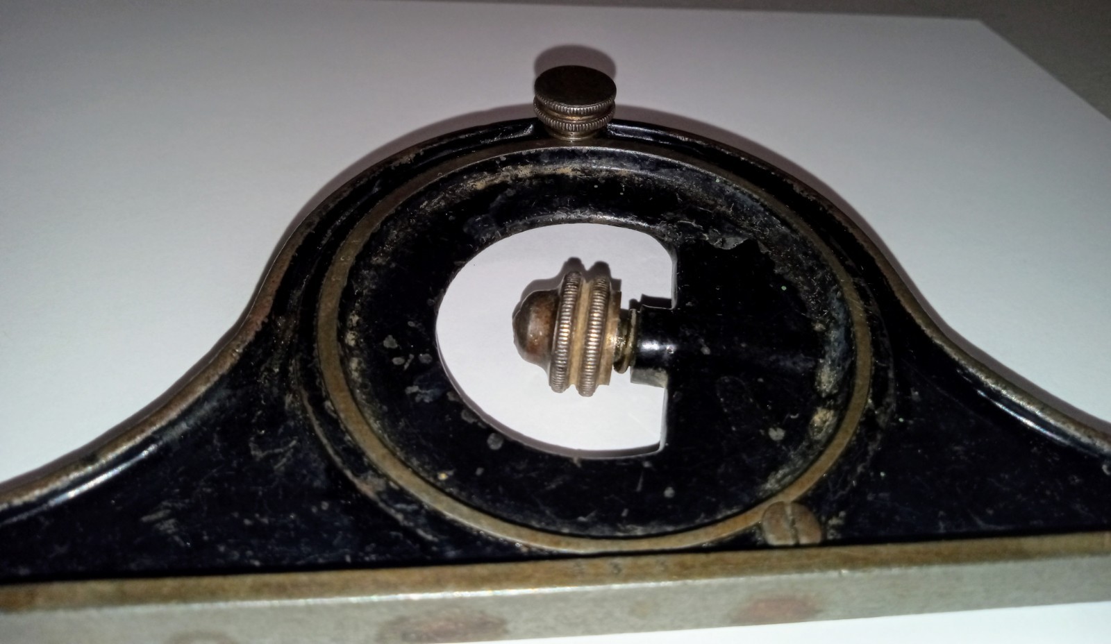 Vintage L. S. S. Co. Combination Square Protractor - Pat. Aug 7, 1883