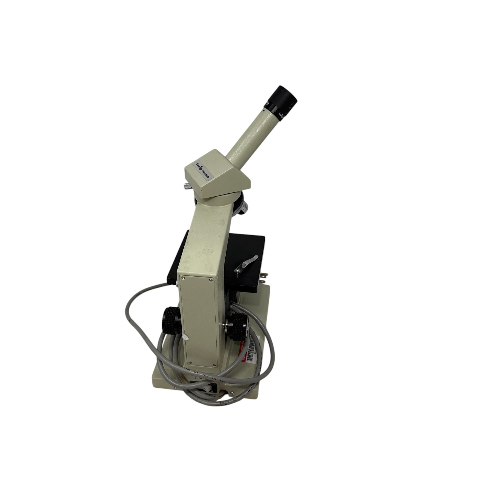 Cambridge Instruments Monocular Compound Microscope WF10X 4X/10X/40X Objectives