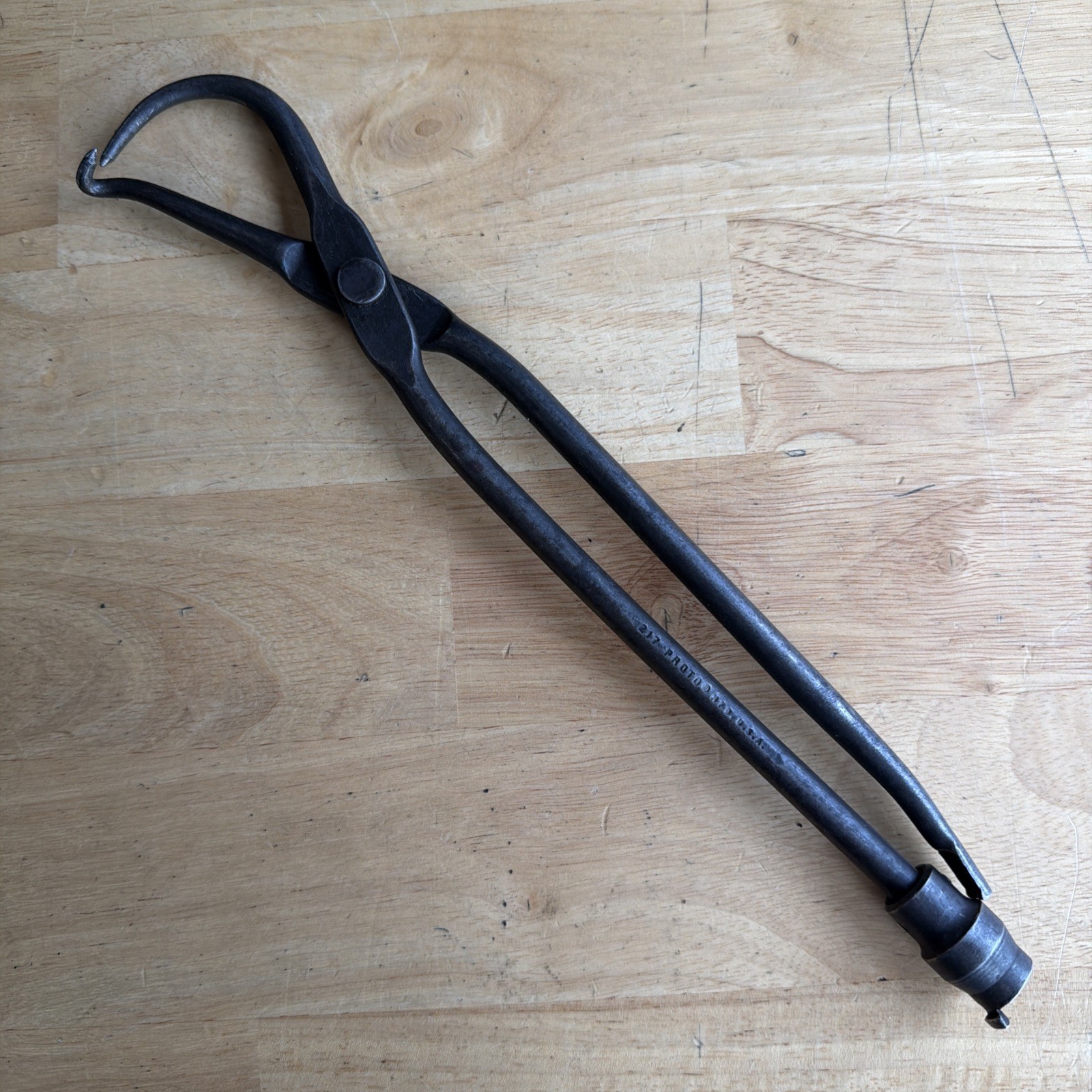 Proto Tools 12.75" Long Drum Brake Shoe Spring Pliers No. 217 Made in USA