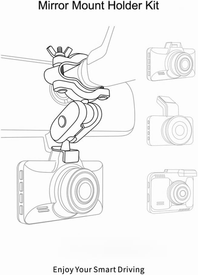 Adjustable Dash Mount for M01 Pro & Series - Capture Every Angle