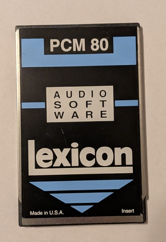 Lexicon PCM80 PCM 80 Dual FX V1.0 Algorithm Card - rare!