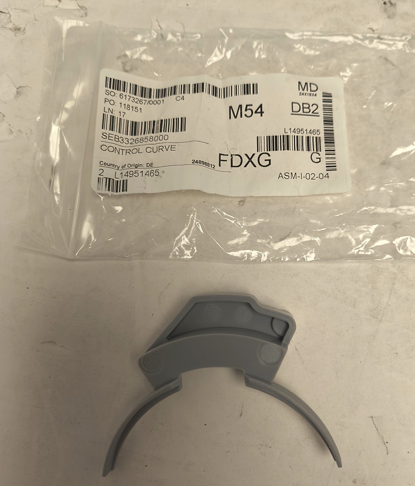 1 New WMF 3326858000 Control Curve