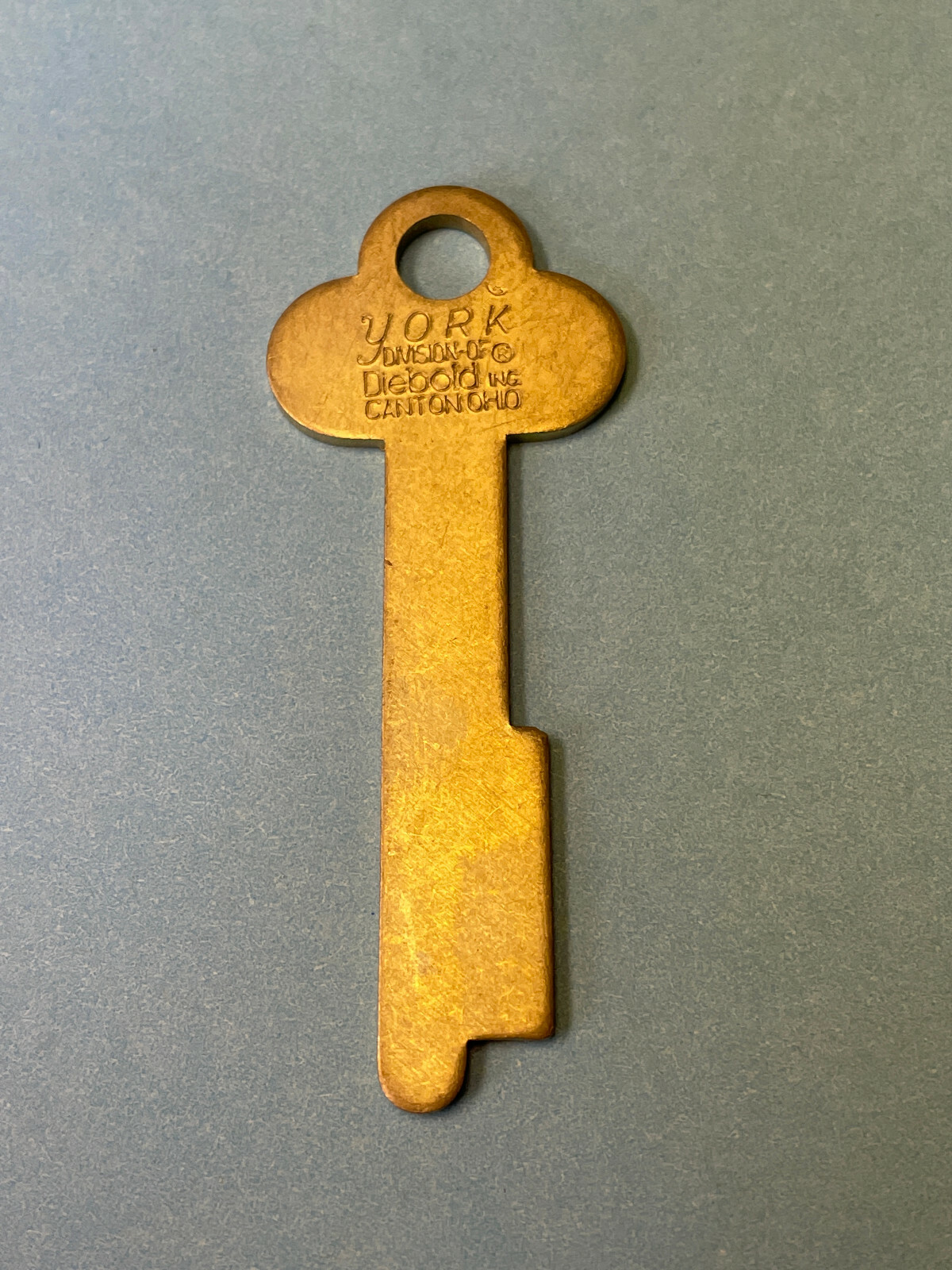 Original York / Diebold Vintage Safe Deposit Lock Key Blank S4404, NOS