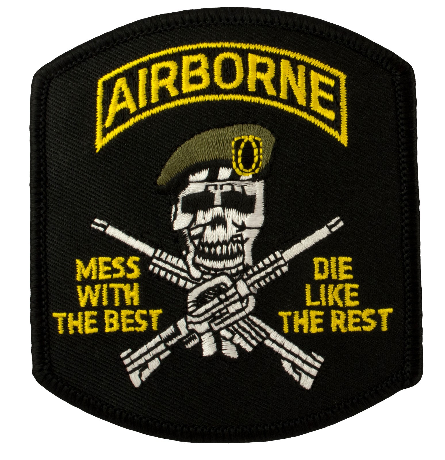 Airborne Embroidered Patch (045) 3" x 3 1/2" Embroidered Patch 72860