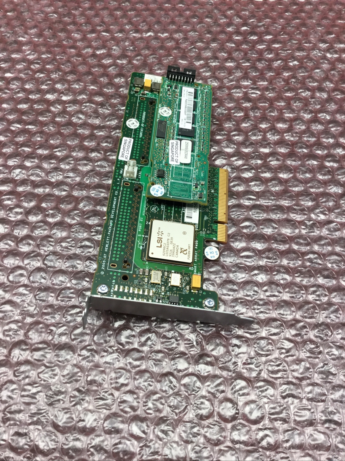 Used HP Smart Array P400 Raid Controller Board 504022-001