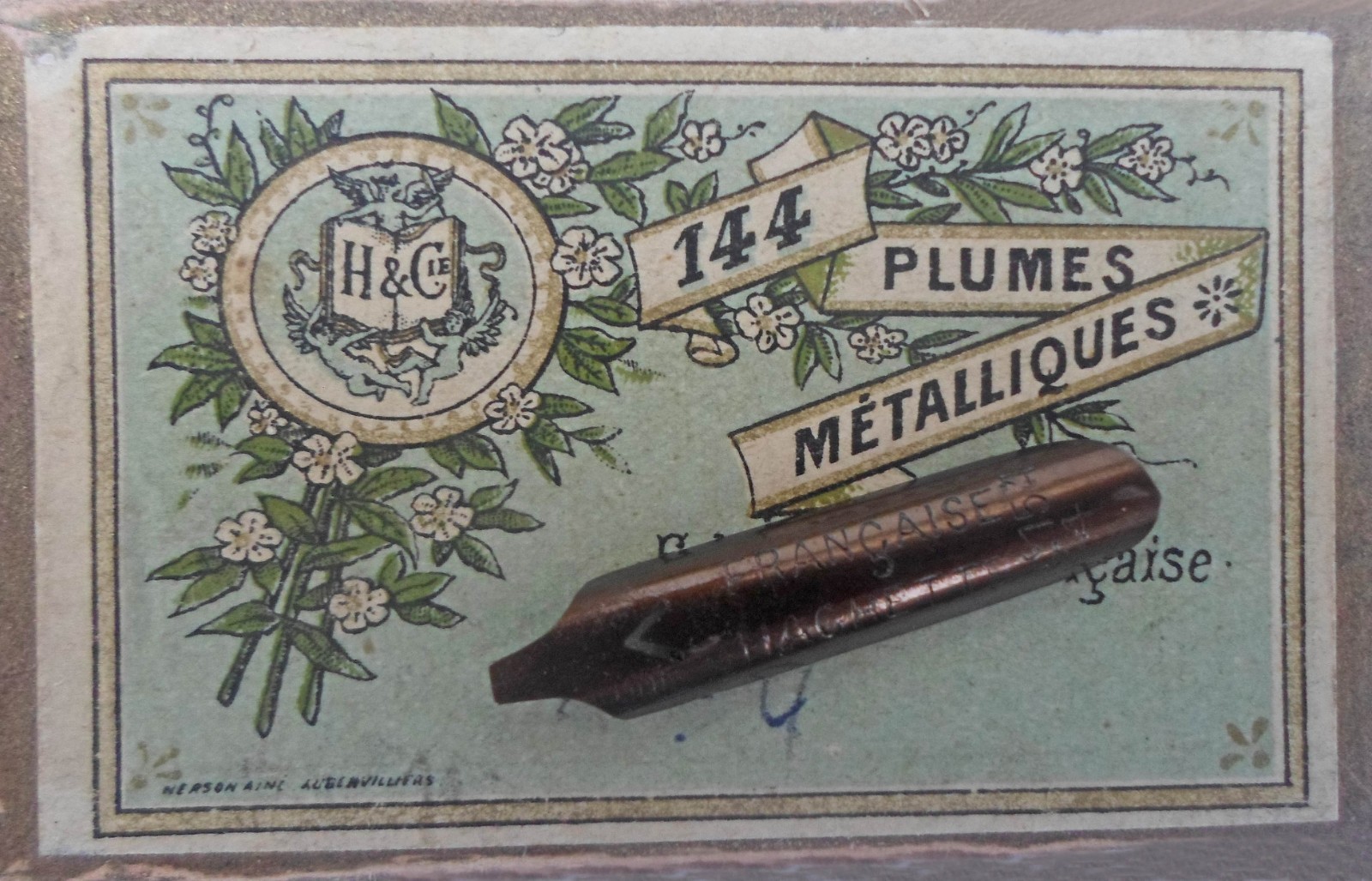 12 vintage H & Cie Francaise no.154 nibs