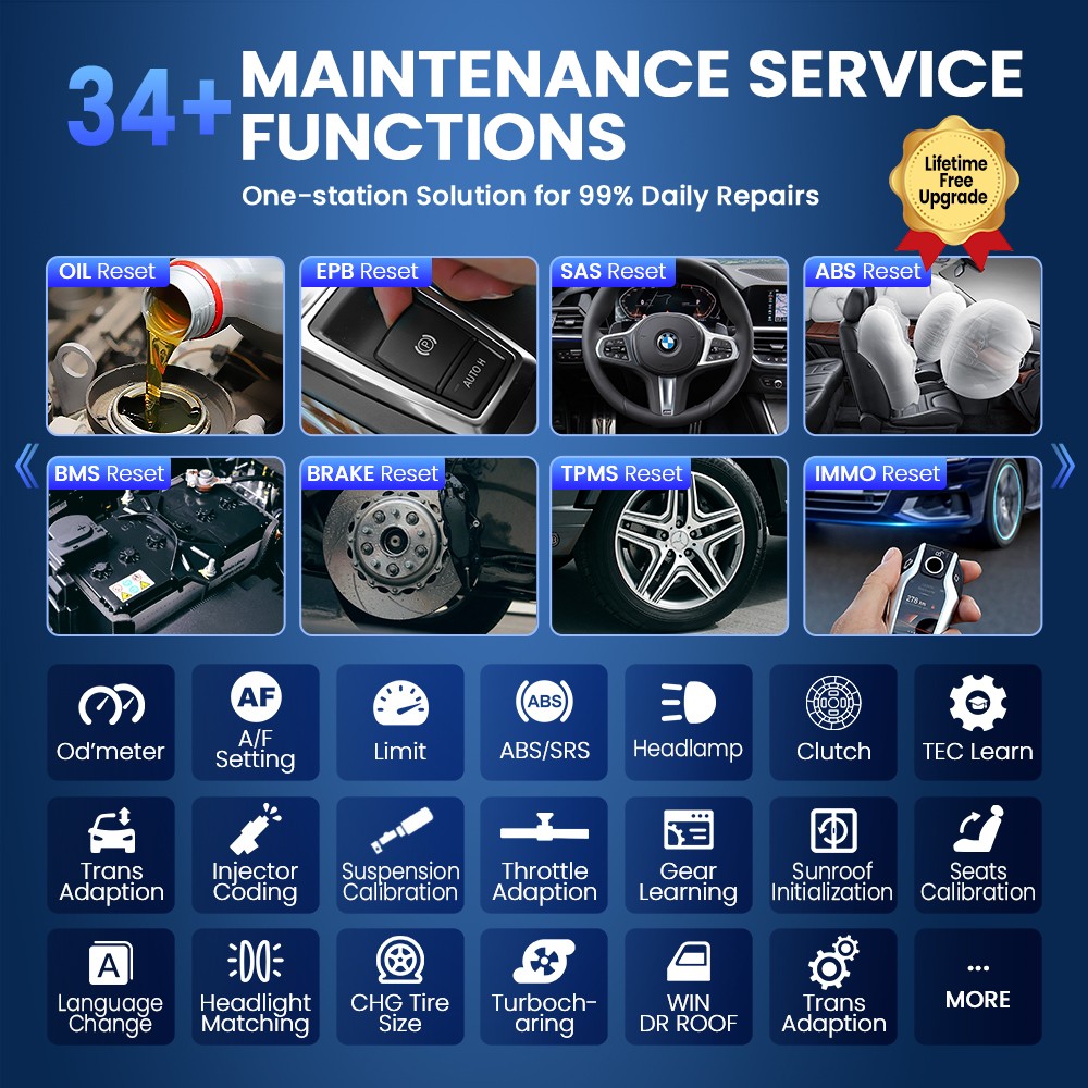ThinkScan 689 OBD2 Auto Bidirectional Full System Diagnostic Scanner K.ey Coding