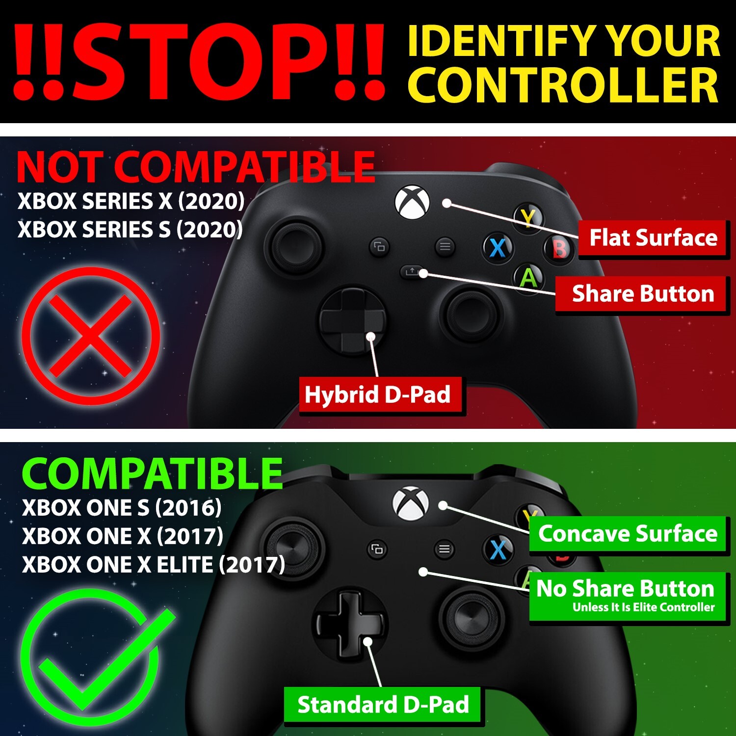 Dual Controller Quick Charge Dock Stand Station Battery Pack for Xbox One X S
