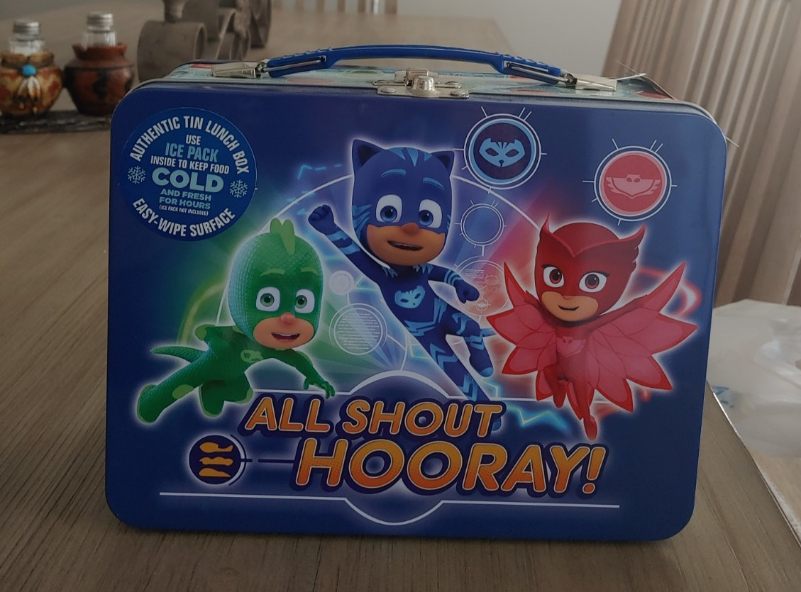 The Tin Box Company 604707-DS Pj Masks Classic Lunchbox-Blue-Large