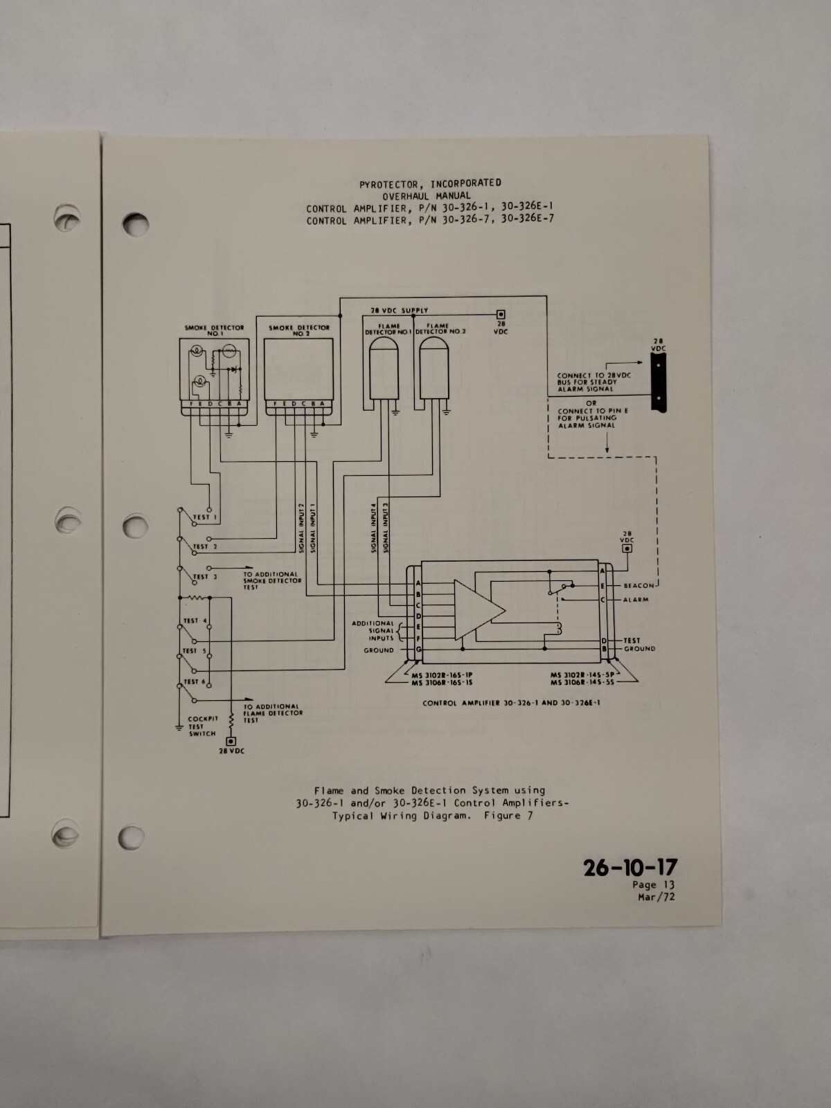 Pyrotector Incorporated Control Amplifiers Overhaul Manual-Original