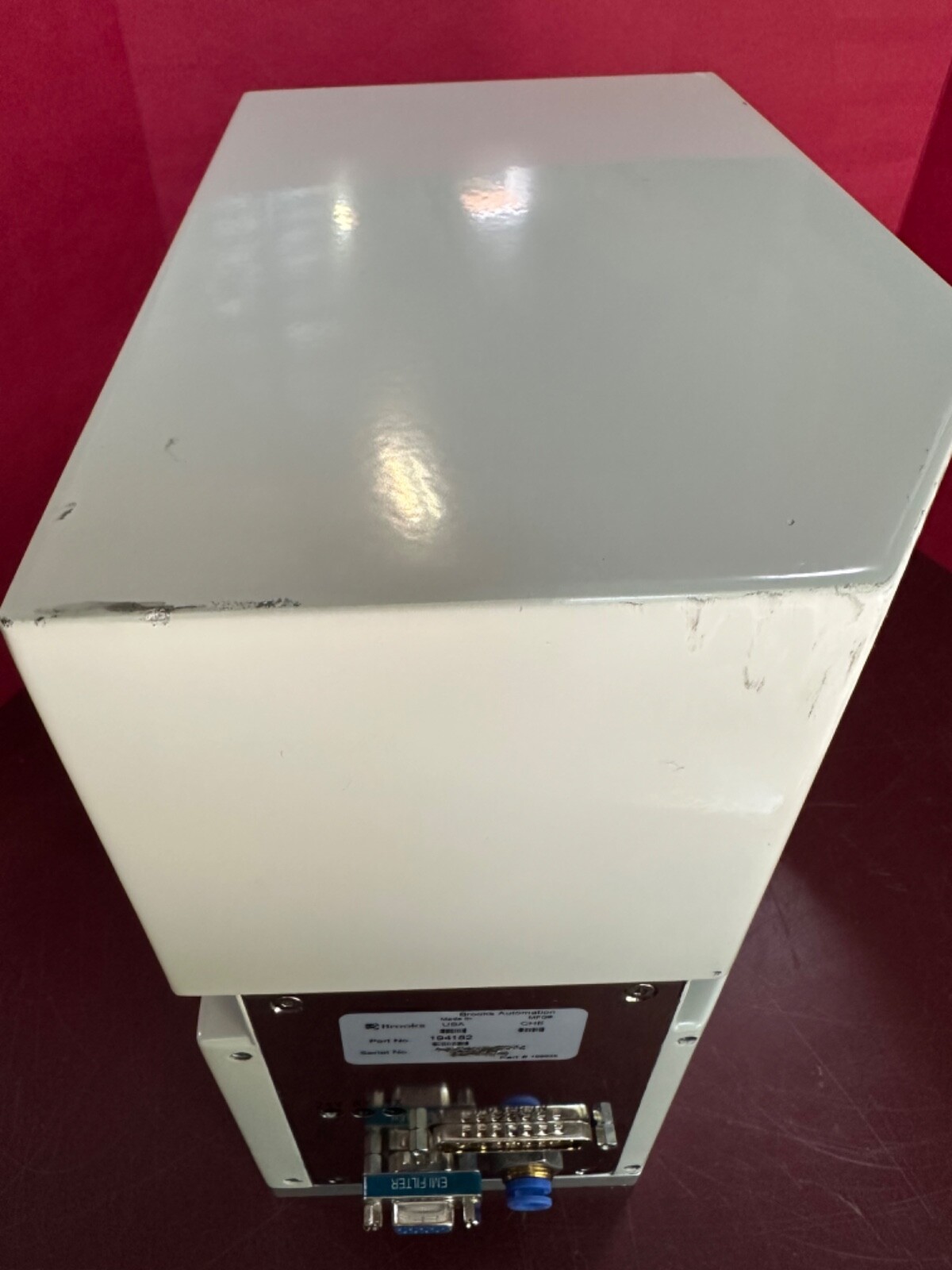 AS IS UNTESTED Brooks Automation PN: 194182 / 196635 Robot Wafer Pre-Aligner